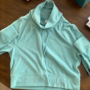 Old Navy Seafoam Green Fleece Mock Neck